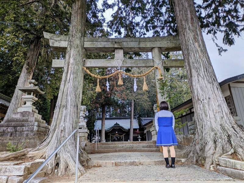 大高日神社,長野県下伊那郡松川町上片桐２８５０