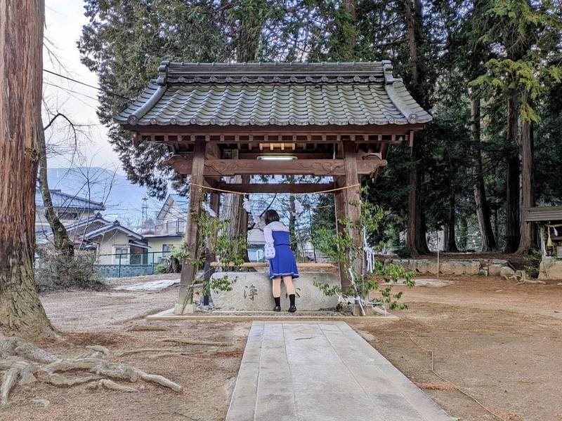 大高日神社,長野県下伊那郡松川町上片桐２８５０