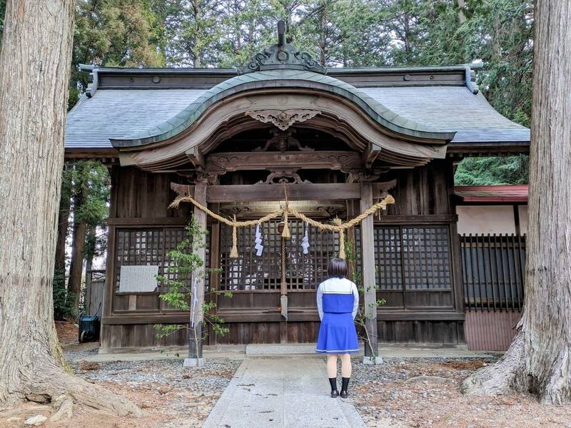 大高日神社,長野県下伊那郡松川町上片桐２８５０