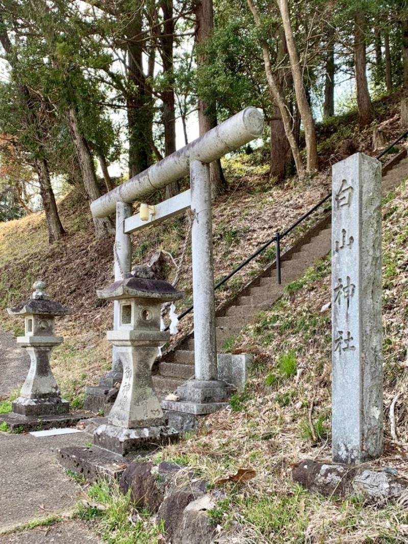 白山神社     (恵那市岩村町飯羽間),岐阜県恵那市岩村町飯羽間２０８０