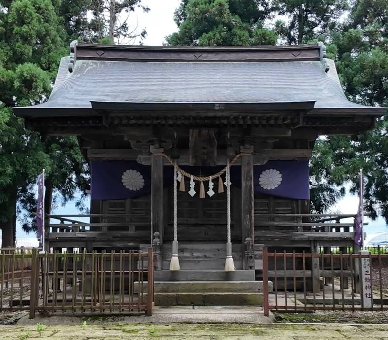 三輪神社　,秋田県雄勝郡羽後町杉宮字宮林1番
