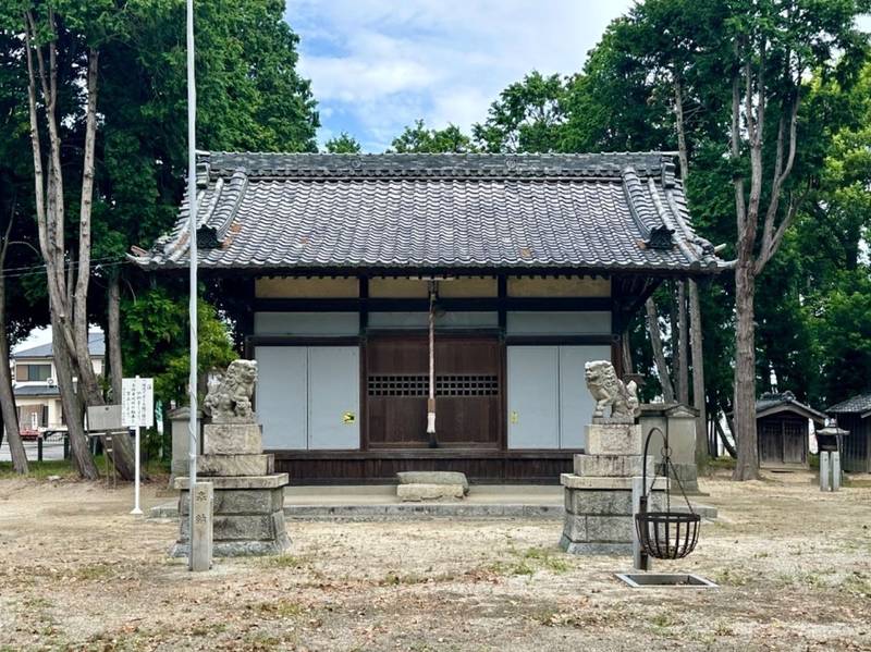 神明社     (西尾市徳永町),愛知県西尾市東側62