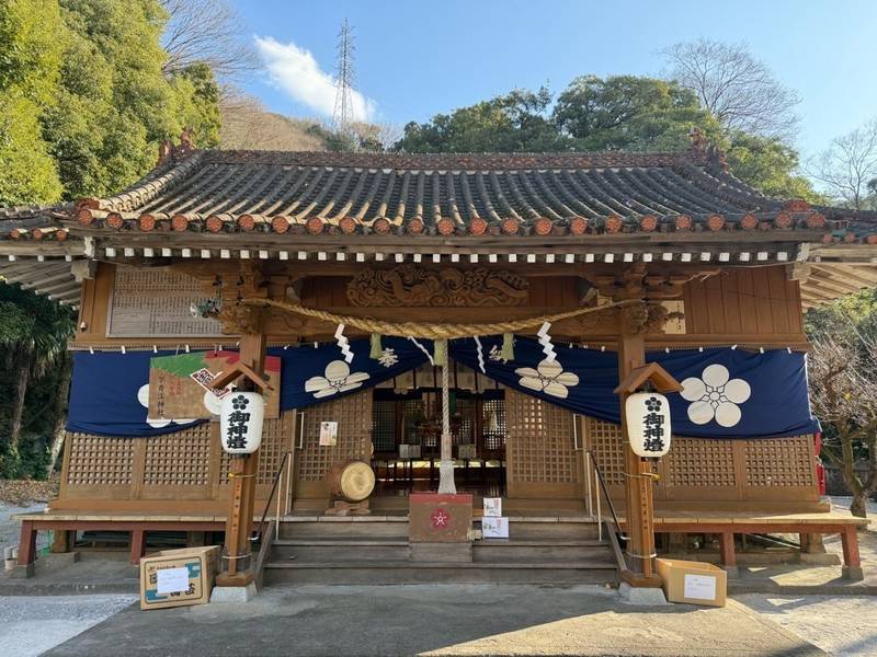 下青江神社,大分県津久見市元町11-29