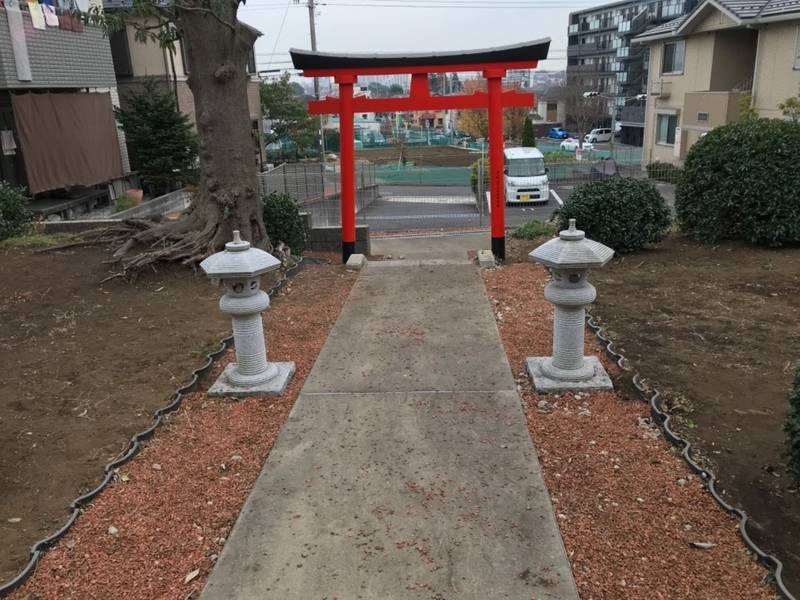 稲荷神社     (下鶴間47),神奈川県大和市下鶴間47
