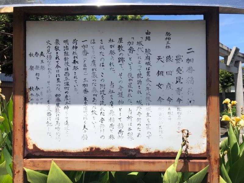 鷹乃森二加番稲荷神社,静岡県静岡市葵区西深草町4-27