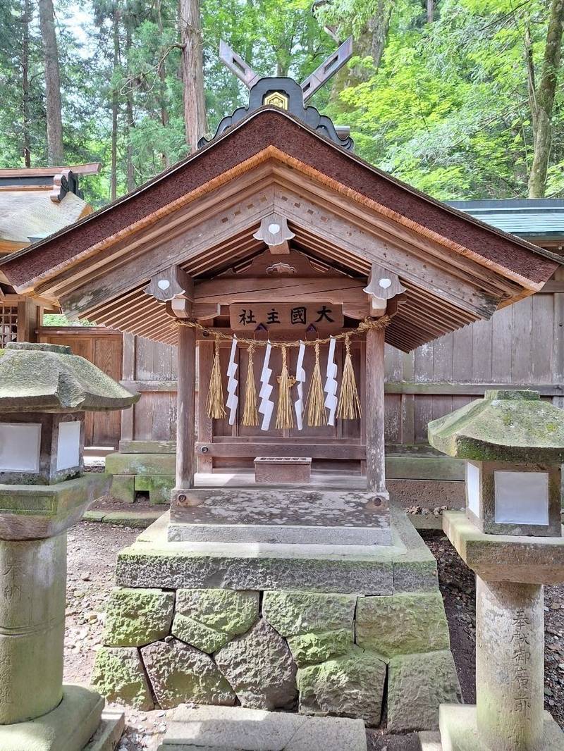 大國主命社  (諏訪大社上社本宮境内社),長野県諏訪市中州1