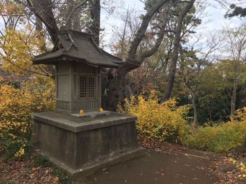 八幡宮    (加瀬台9号墳),神奈川県川崎市幸区南加瀬1-2-1 夢見ヶ崎動物公園内