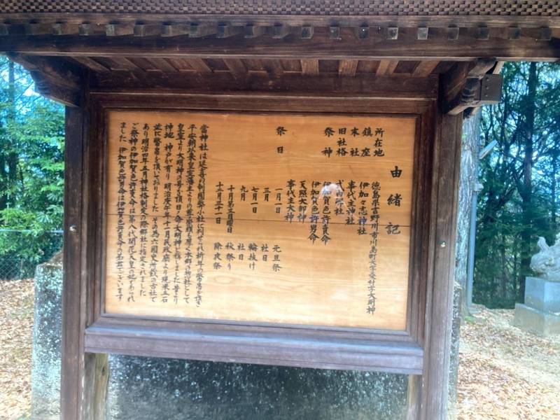 伊加々志神社,徳島県吉野川市川島町桑村1635
