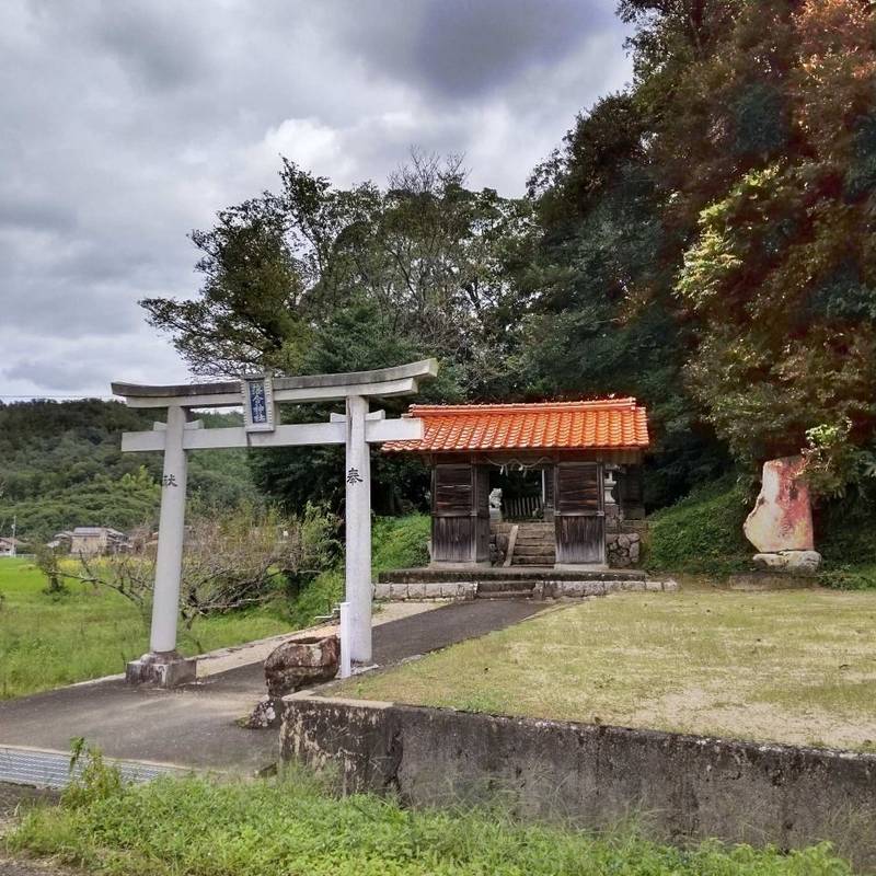 落合神社,鳥取県西伯郡南部町落合512