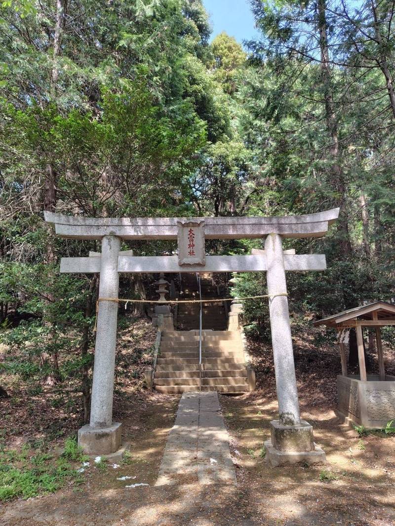 大雷神社,埼玉県東松山市大字大谷