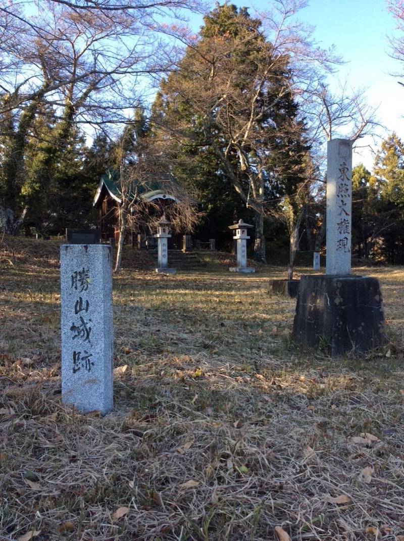 勝山城,山梨県都留市川棚