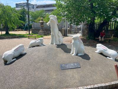 住吉大社宿院頓宮,見どころ,やたろう