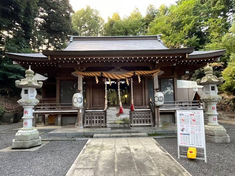 中氷川神社,埼玉県所沢市山口1850