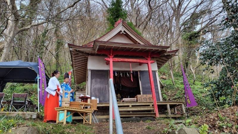 湯の島神社  (湯の島弁財天宮),青森県青森市浅虫