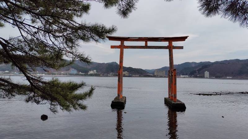 湯の島神社  (湯の島弁財天宮),青森県青森市浅虫