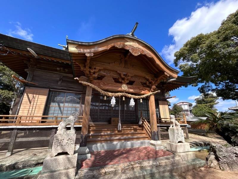 角島八幡宮,山口県下関市豊北町大字角島１４１２