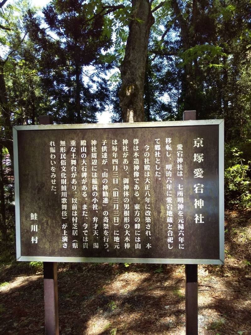 京塚愛宕七所神社,山形県最上郡鮭川村京塚1118