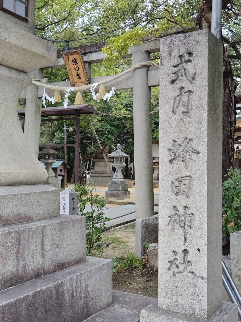 蜂田神社,大阪府堺市中区八田寺町524番地