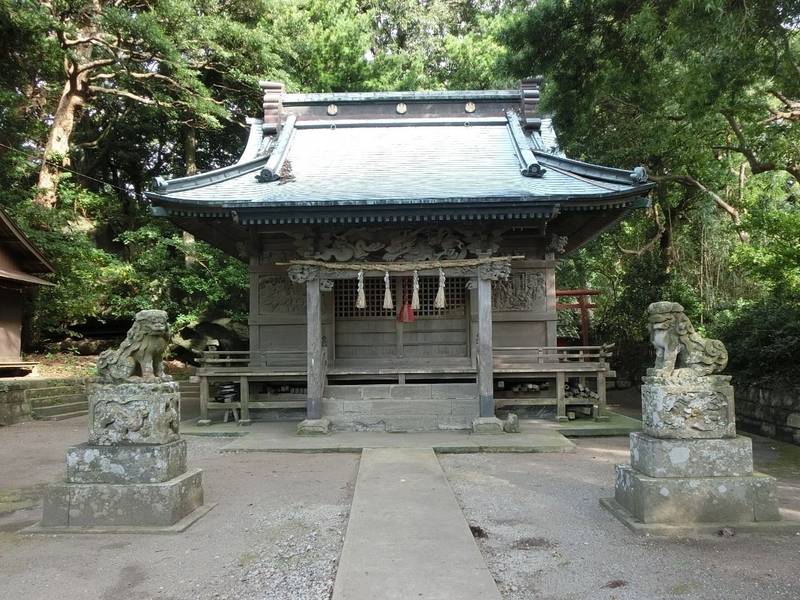 海南刀切神社,千葉県館山市見物788