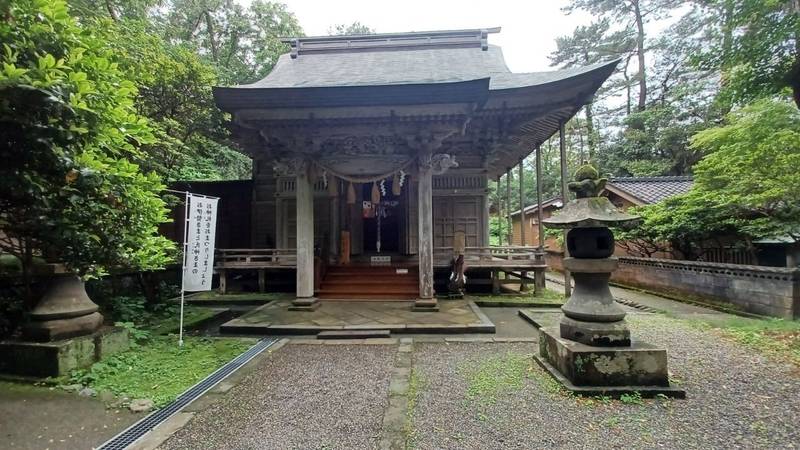 江野神社,新潟県上越市名立区名立大町字明神山1335