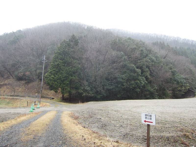 須知城跡,京都府船井郡京丹波町市森