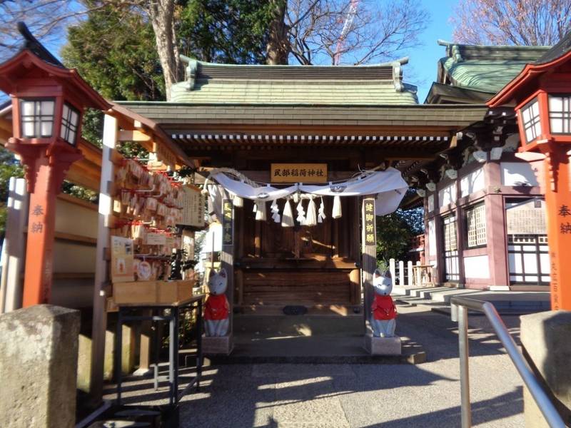 民部稲荷神社   (川越八幡宮 境内社),埼玉県川越市南通町19-1