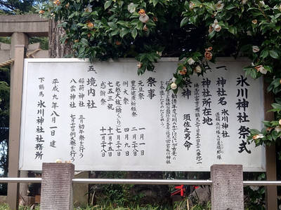 下鶴馬氷川神社,見どころ,氷川沙々貴党