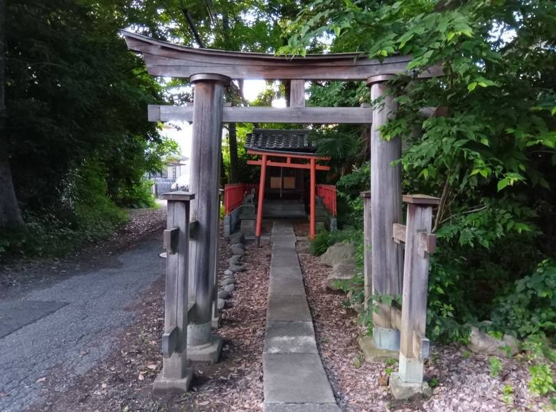 粂森稲荷神社,埼玉県草加市吉町5-7-13付近