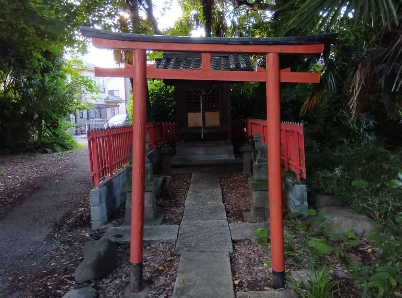 粂森稲荷神社,埼玉県草加市吉町5-7-13付近