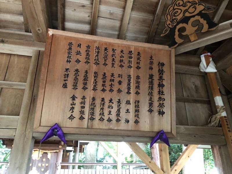伊勢寺神社の見どころ
