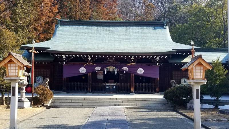 山梨縣護國神社 御朱印 甲府市 山梨県 Omairi おまいり