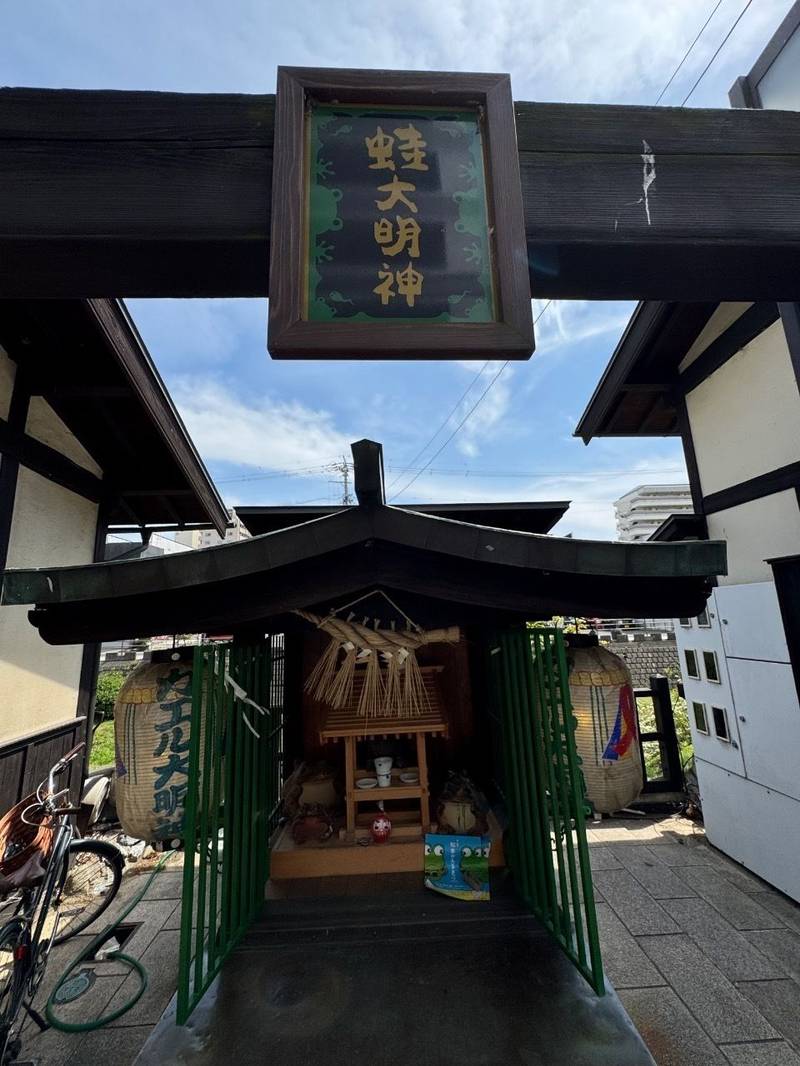 蛙大明神,長野県松本市