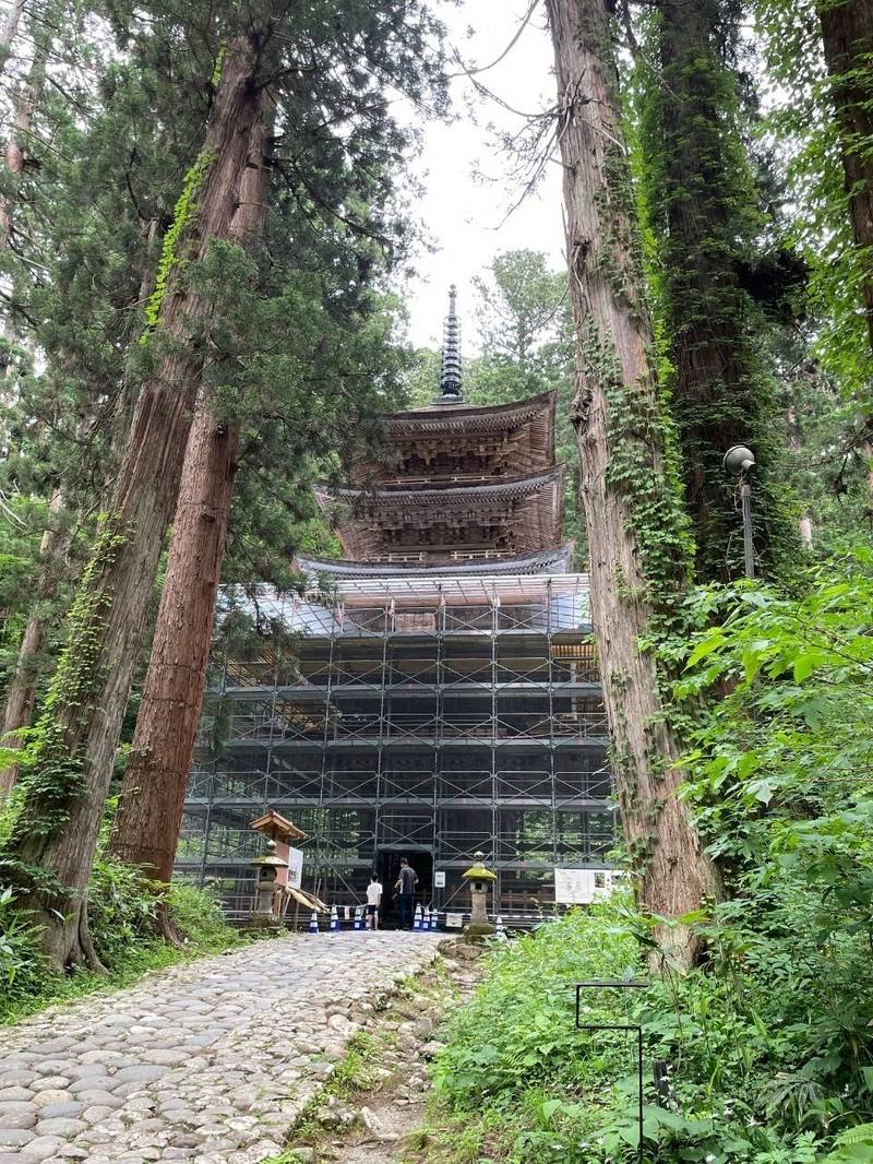 羽黒山五重塔,山形県鶴岡市羽黒町手向手向7
