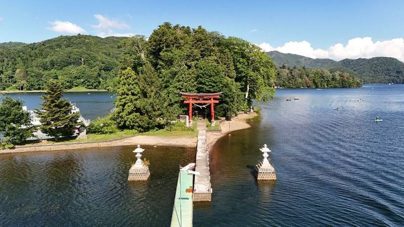 宇賀神社,長野県上水内郡信濃町野尻琵琶島２４６