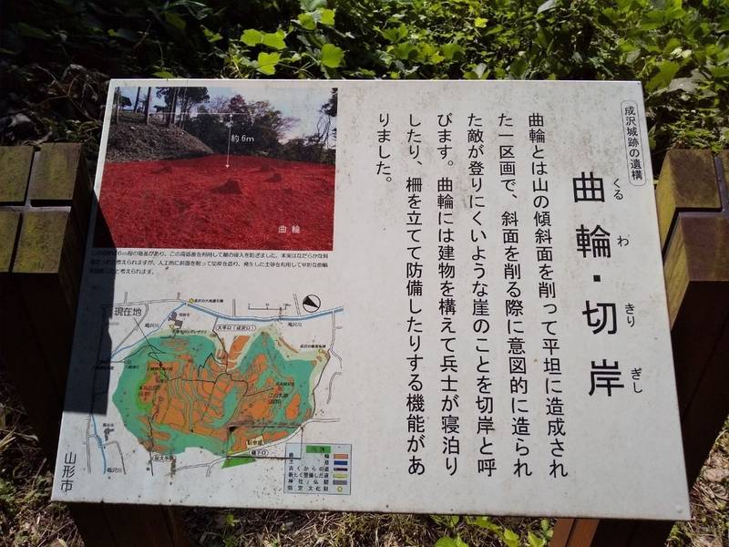 成沢城跡,山形県山形市蔵王成沢