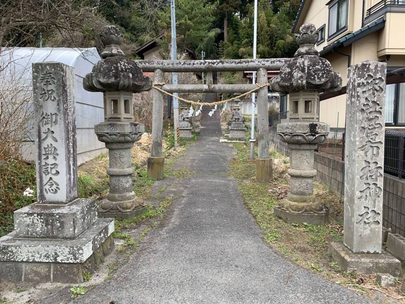 菅布禰神社,福島県郡山市田村町谷田川字宮ノ下64
