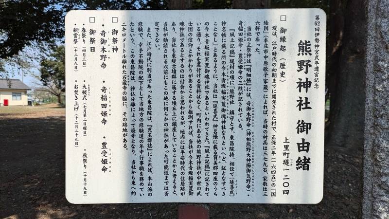 熊野神社 (上里町堤),埼玉県児玉郡上里町堤1204