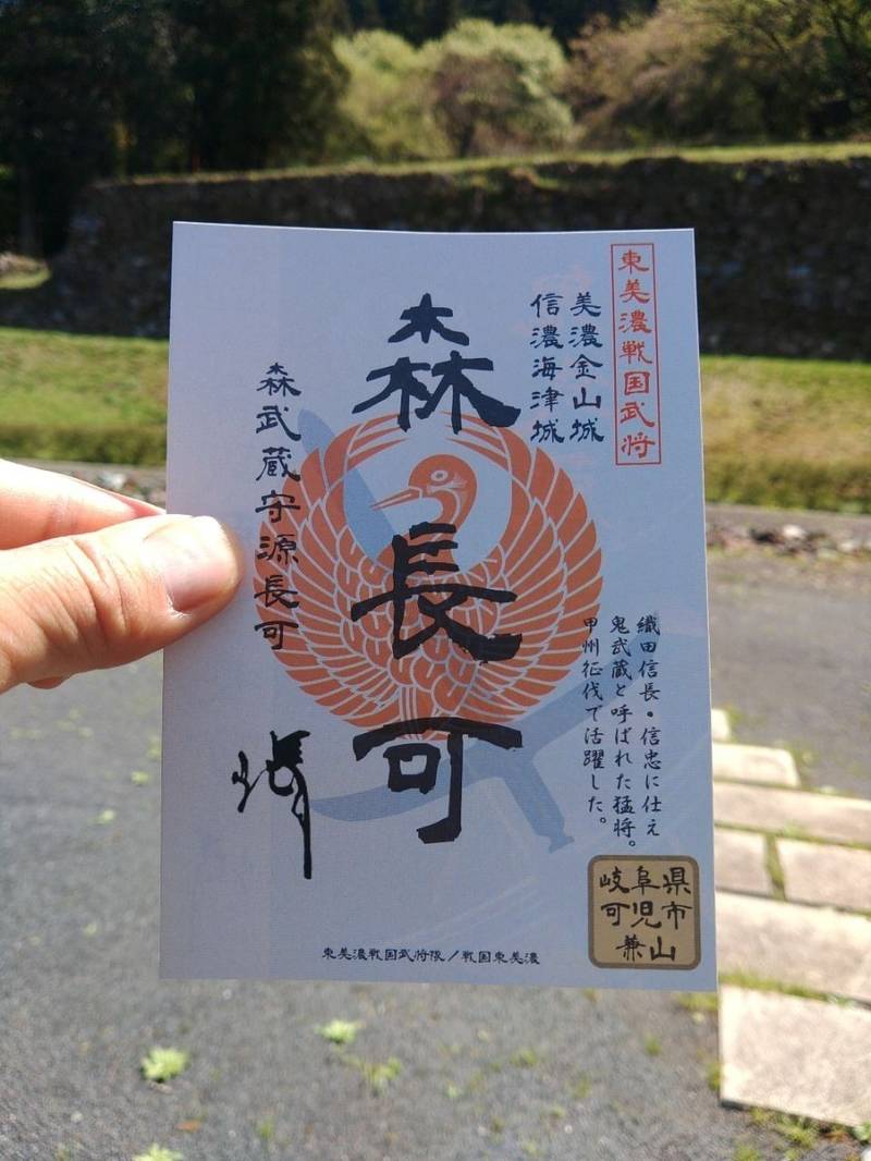美濃金山城跡,岐阜県可児市兼山古城山