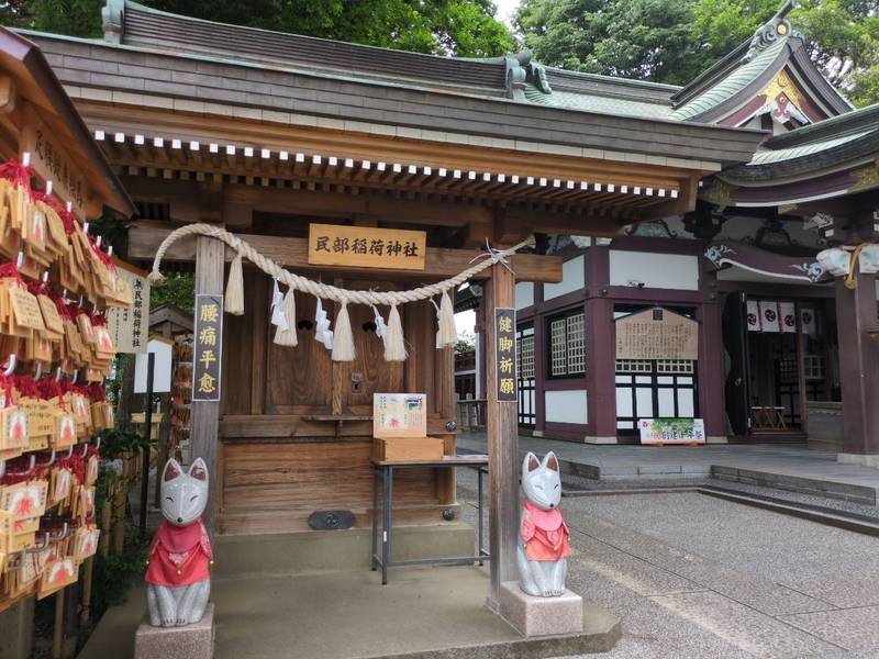 民部稲荷神社   (川越八幡宮 境内社),埼玉県川越市南通町19-1