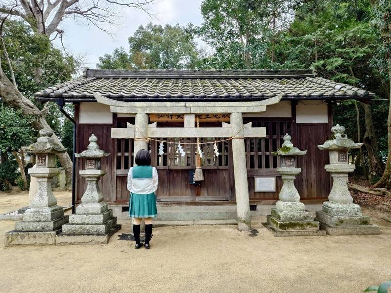 畝尾坐健土安神社,奈良県橿原市下八釣町138