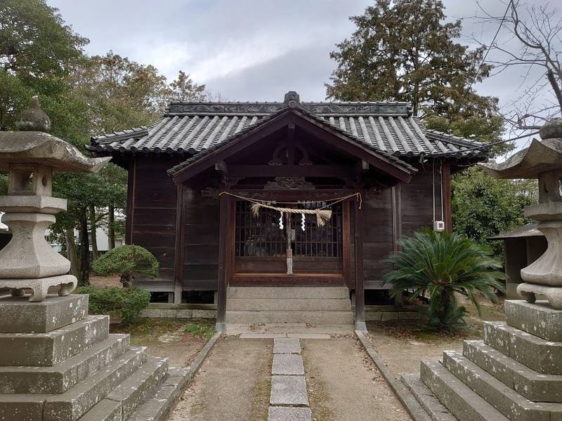 天鴨神社,岡山県岡山市中区長岡