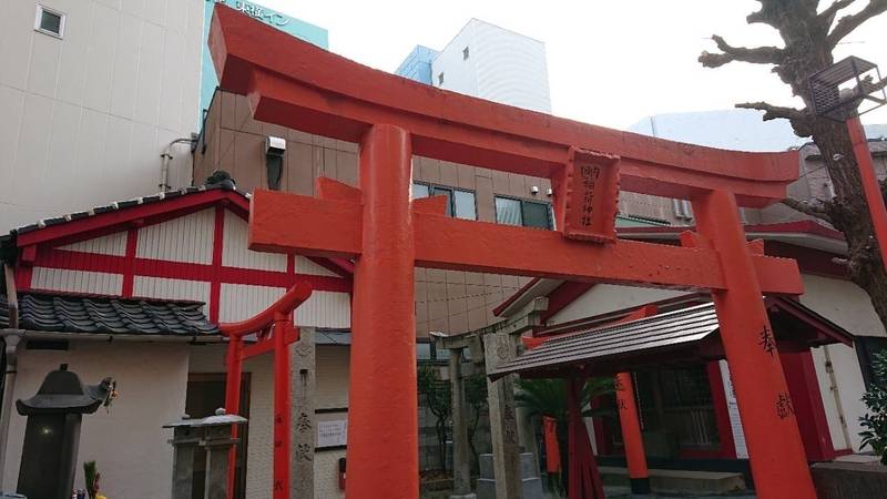 内畑稲荷神社,福岡県福岡市博多区祇園町1-8