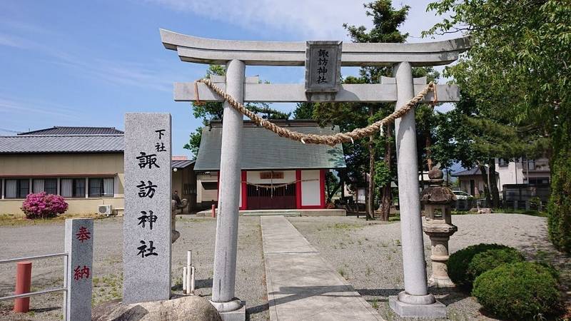 諏訪神社  (下今諏訪),山梨県南アルプス市下今諏訪４６８−１