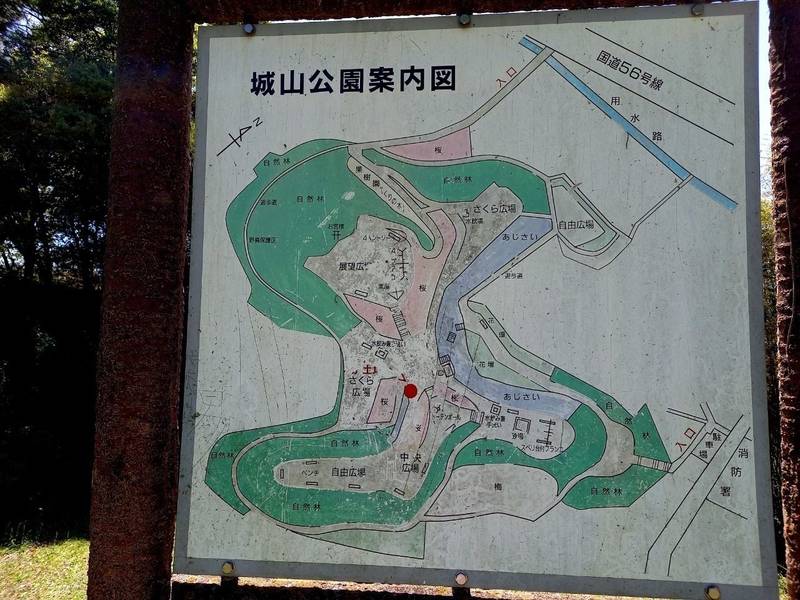 蓮池城跡,高知県土佐市蓮池字土居
