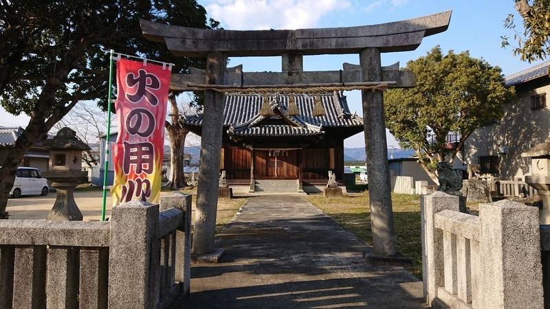 日吉神社,徳島県山川町湯立329-1