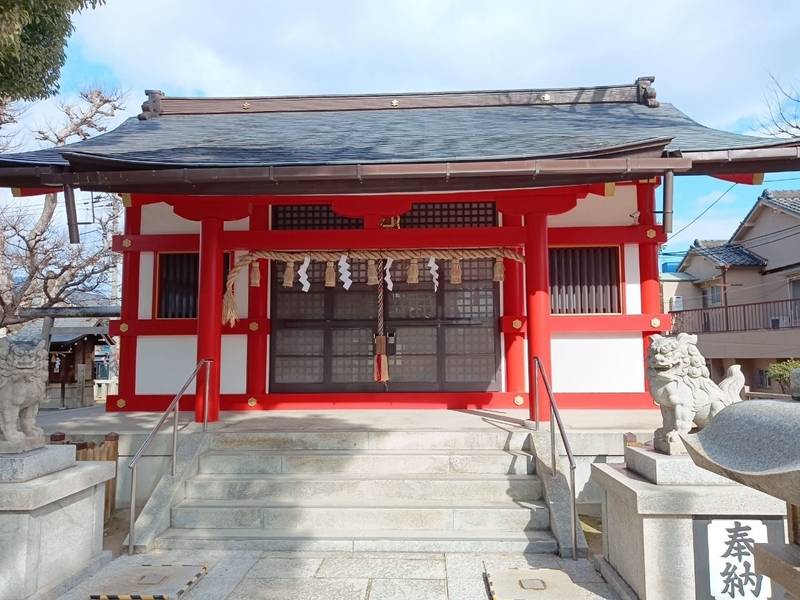洲到止八幡宮,大阪府豊中市大島町２丁目６