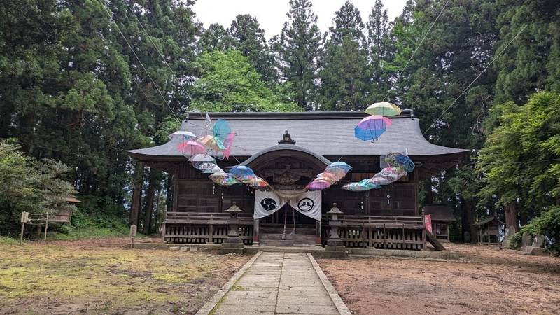 八乙女八幡神社,山形県西置賜郡白鷹町荒砥甲字楯廻1092