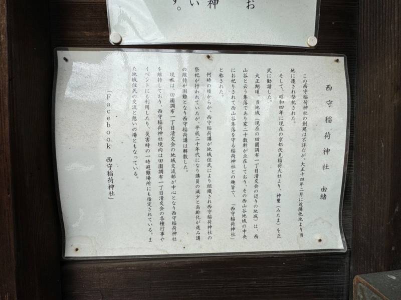 西守稲荷神社,東京都大田区田園調布1丁目26