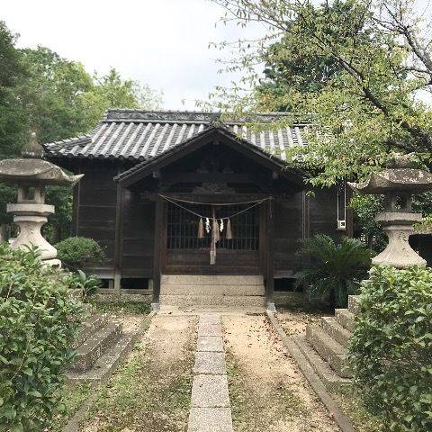 天鴨神社,岡山県岡山市中区長岡