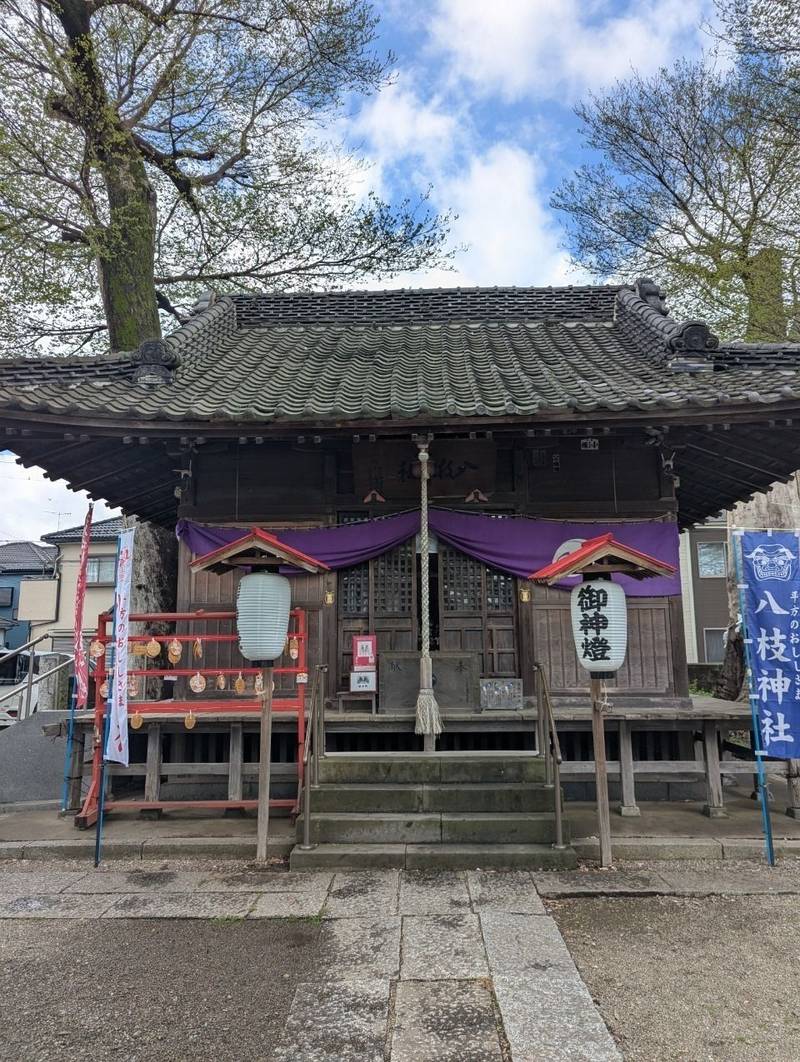 八枝神社,埼玉県上尾市大字平方４８８